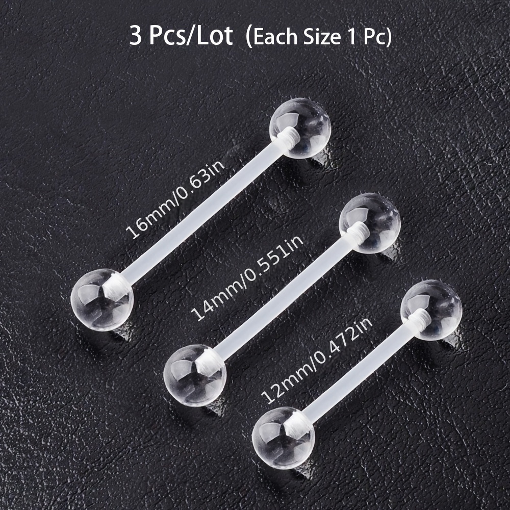 3pcs/Set (Each Size 1pc) Soft  – Body Jewelry Store Bewertung und Preis