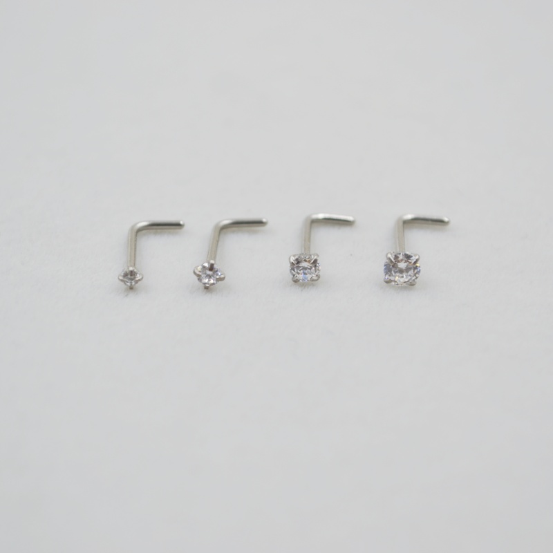 Wholesale 50pcs/Lot 20G Sliver – Nostril Screw Pin Bewertung und Preis