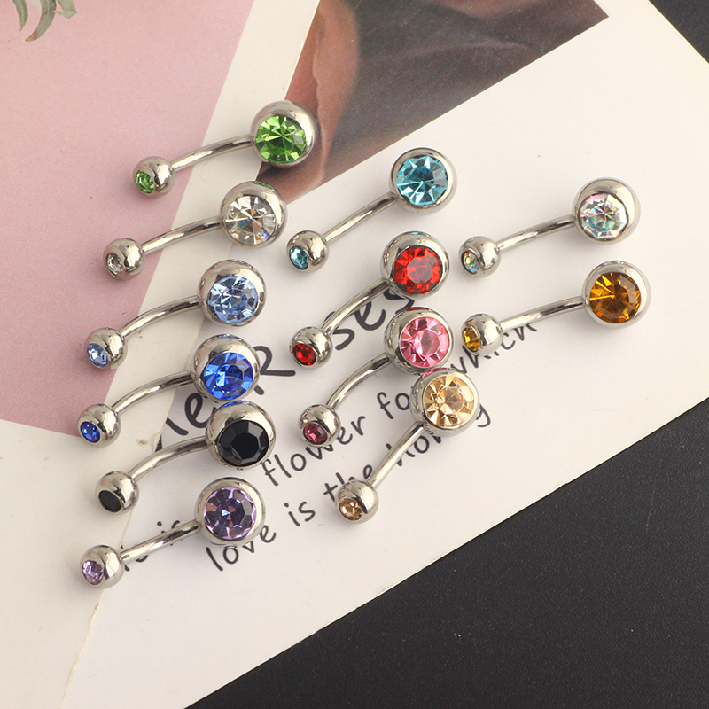 G23 Titanium Double Gem belly  – Body Piercing Quality Jewelry Bewertung und Preis