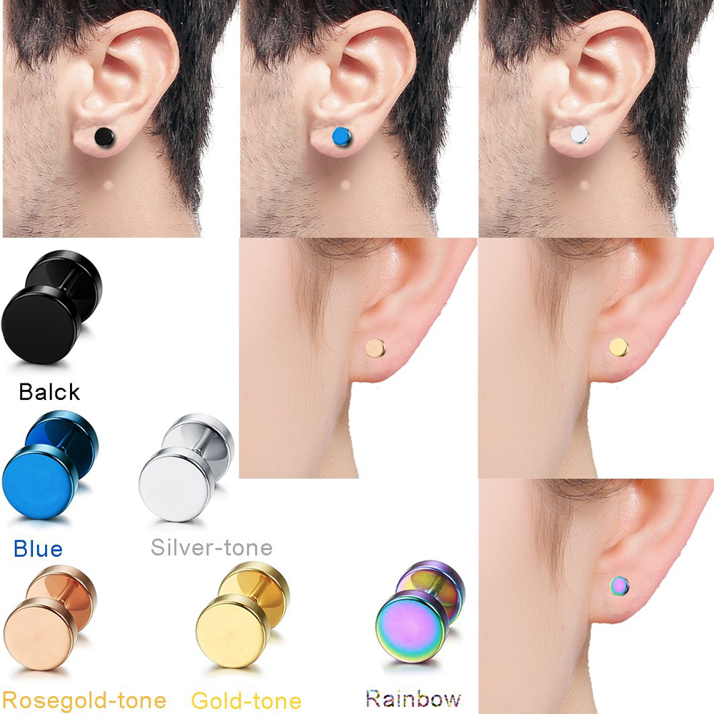 1 Pair/6 Pairs Stainless Steel – Body Jewelry Tunnels Bewertung und Preis