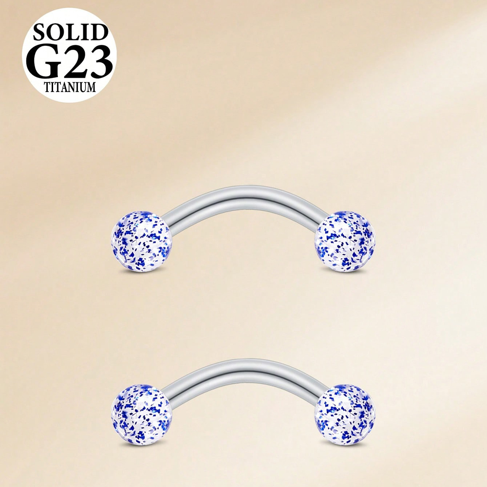 2PCS 16G 8/10mm Titanium Alloy – Body Jewelry Vertical Labret Bewertung und Preis