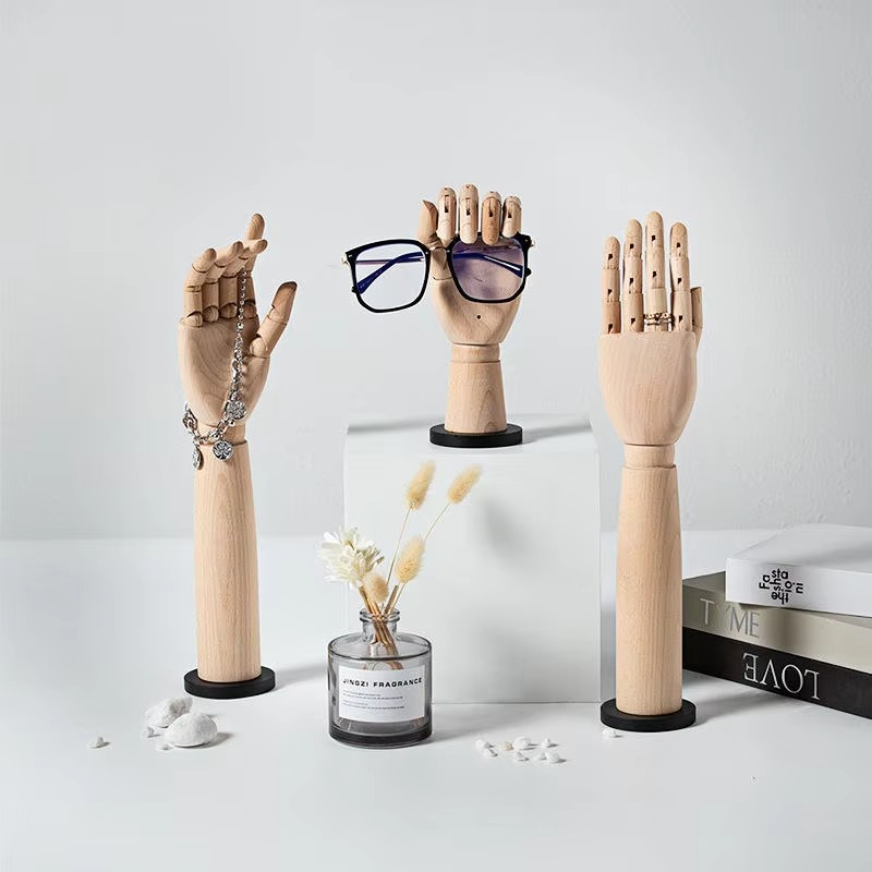 Solid Wood Hand Mannequin Rack – Body Jewelry Store Bewertung und Preis