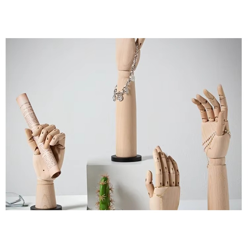 Solid Wood Hand Mannequin Rack – Body Jewelry Store Bewertung und Preis