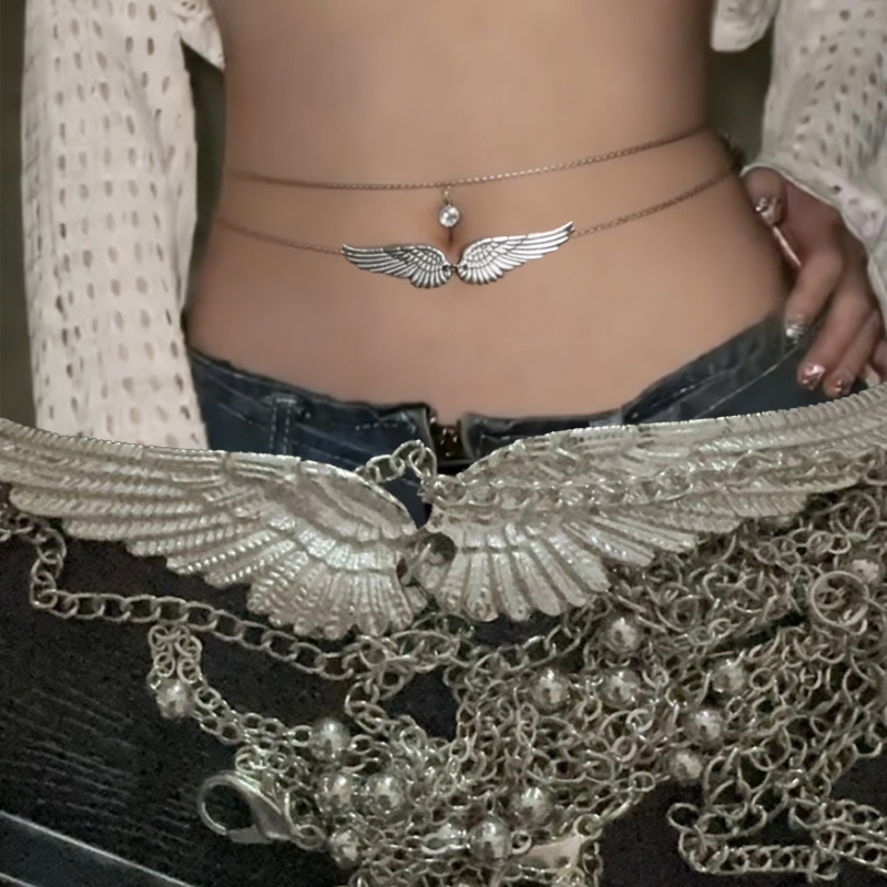 Double Layer Wings Angel Waist – Body Jewelry Waist Bewertung und Preis