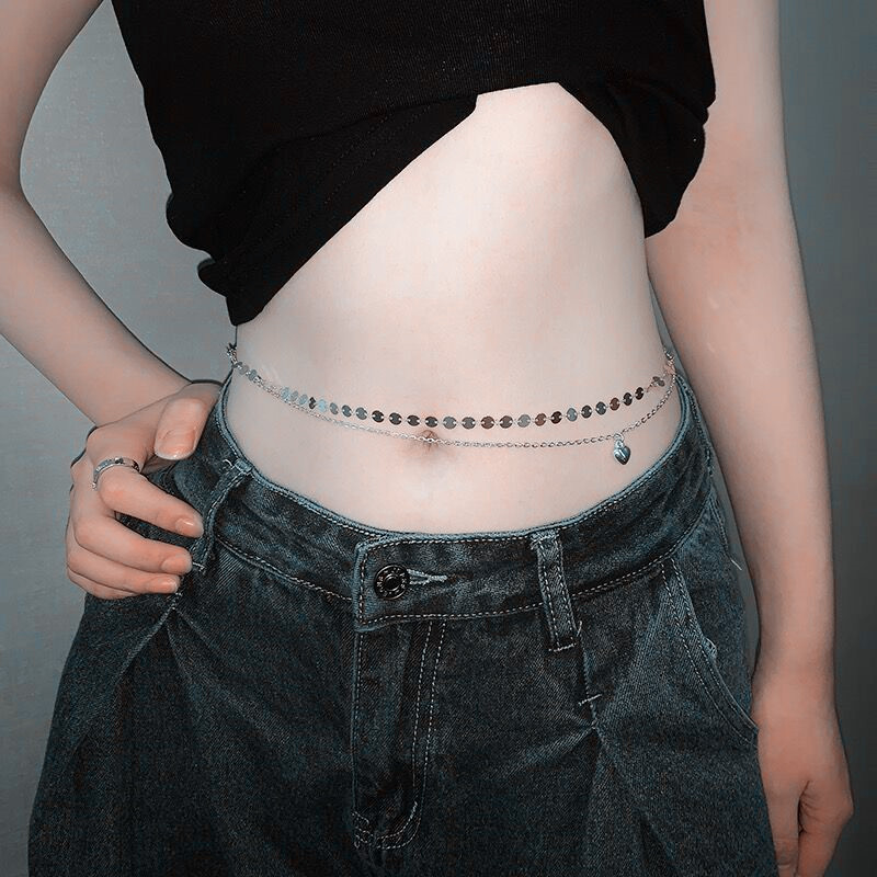Fashion Simple Double Layer Be – Body Jewelry Waist Bewertung und Preis