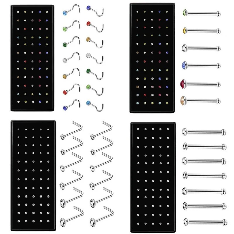 40/60PC Stainless Steel Straig – Body Jewelry Changing Kit Bewertung und Preis
