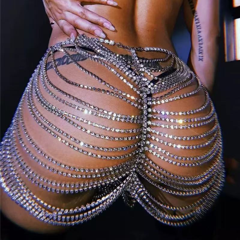 1pcSexy Fashionable Rhinestone – Body Jewelry Dress Bewertung und Preis