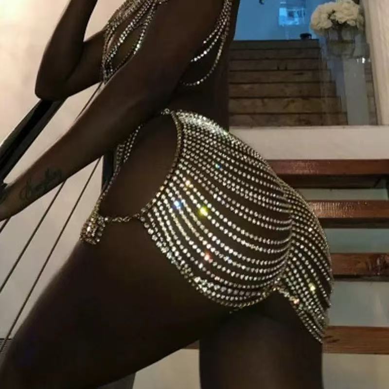 1pcSexy Fashionable Rhinestone – Body Jewelry Dress Bewertung und Preis
