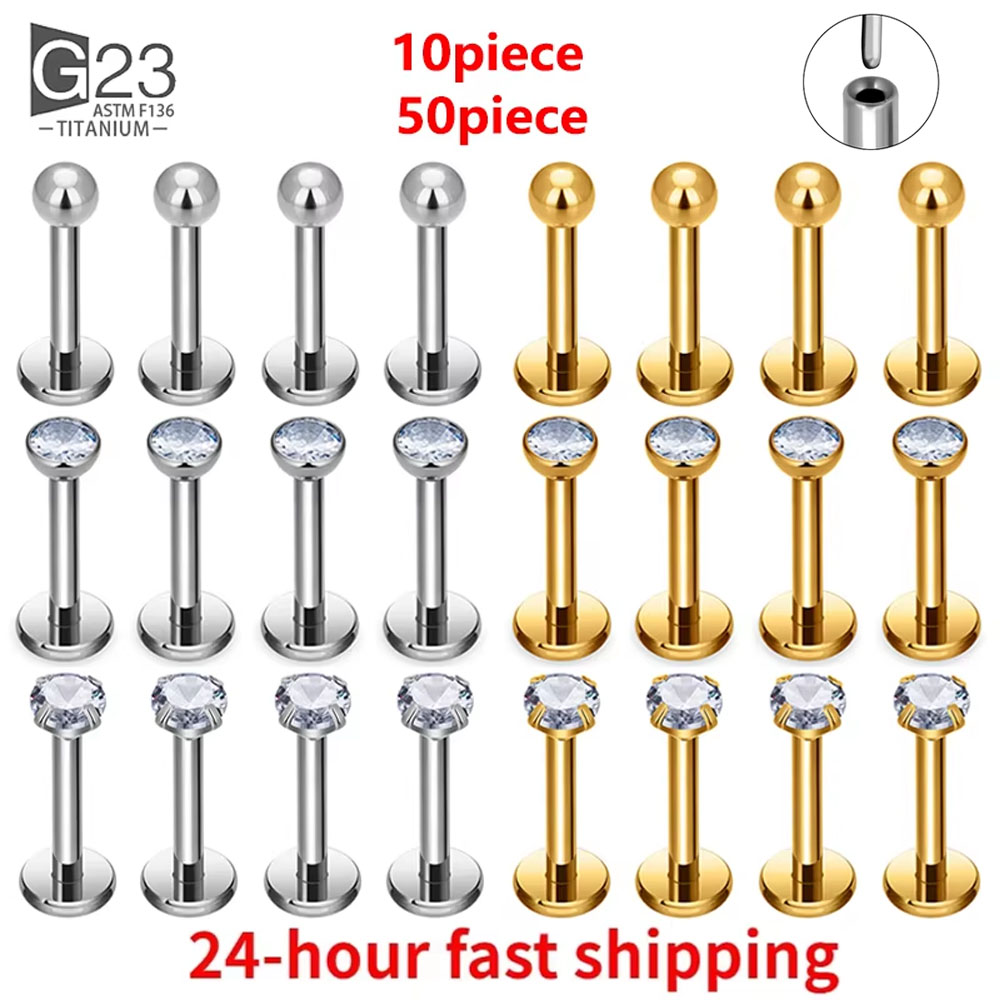 10/50pcs 20/18/16g G23 Titaniu – Body Jewelry Changing Kit Bewertung und Preis