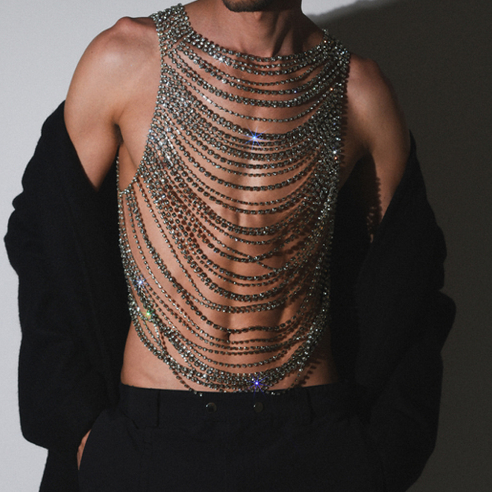 Fashion Luxurious Bling Men Wo – Body Jewelry Dress Bewertung und Preis